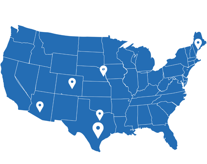 Omaha, NE Phoenix, AZ Colorado Springs, CO Greenville, SC Canton, TX Lewiston, ME (1)
